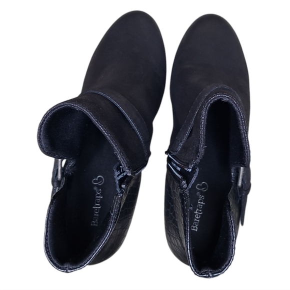 Baretraps Lexis Block Heel Bootie Black Size 7 1/2 Medium - Picture 13 of 15